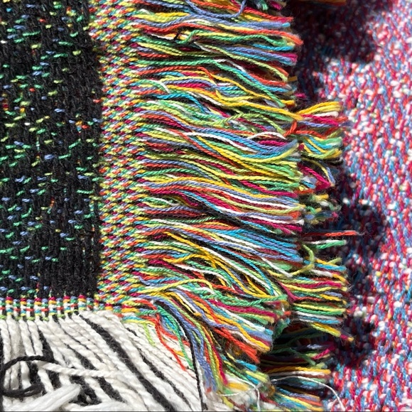 Vintage Harry Potter Journey to Hogwarts Woven Tapestry Blanket Throw - Picture 7 of 12